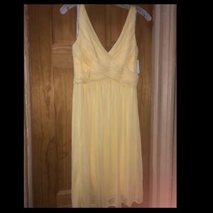 Elegant Canary Yellow Dress